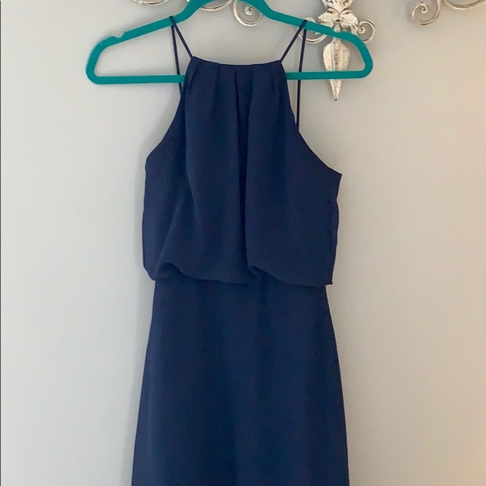 Long Navy Dress